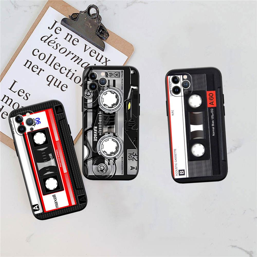 PP17 Cassette Vintage Tape Case for Motorola Edge 60 60s 70 G86 G56 G54 E14 G04S G45 G54 G64 S30 S50 X30 X40 X50 Ultra Pro Power