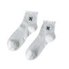 Summer Thin Mid-calf Socks for Women, Mesh Perforated Breathable Short Socks, Ballet-style Cream Color Socks