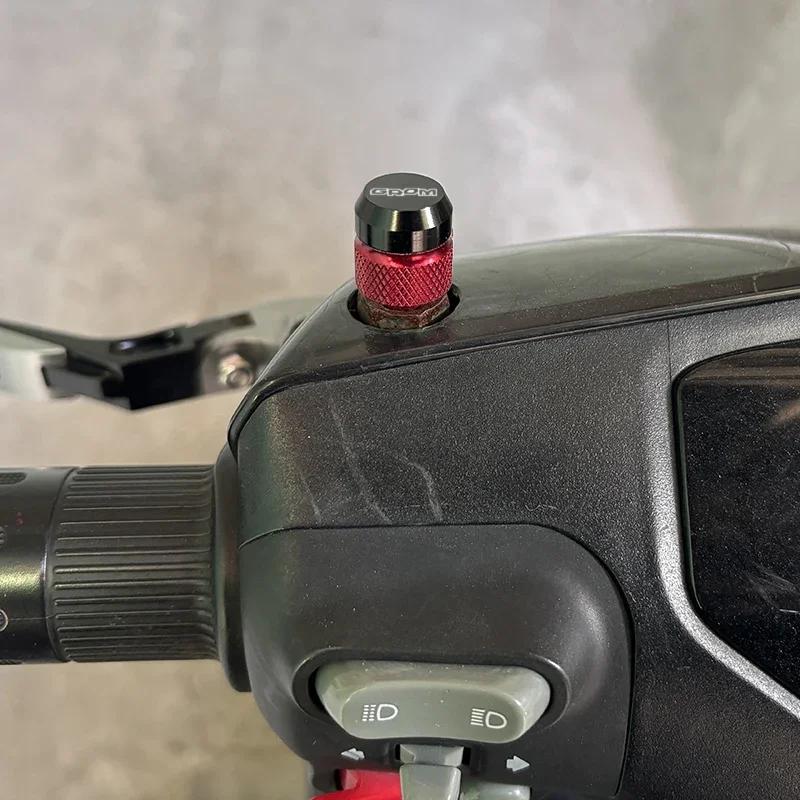 2pcs Motorcycle Accessories CNC Aluminum Mirror Hole Plugs Screws Bolts Cover Caps For Honda MSX125 GROM MSX125 2013-2025