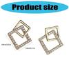 Contemporary Minimalist Alloy Earrings For Women Premium Metallic Finish Versatile Wear Ear Accessories for Women