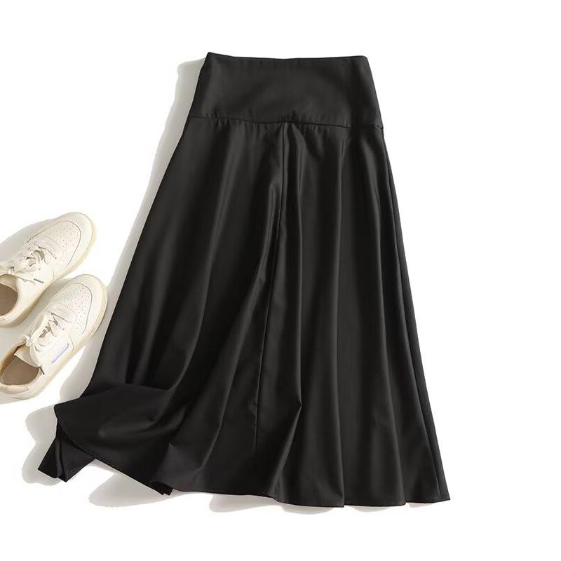 

BM&MD&ZA Women s Spring Commuter A-line Midi Skirt Small