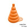 1pcs Mini Foldable Funnel Silicone Funnels Be Hung Household Liquid Dispensing Kitchen Tools
