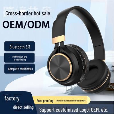 Noise-Canceling Foldable Bluetooth Gaming Headset with Soft Earmuffs and Long Battery Life
