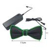Men Glowing Bow Tie EL Wire Neon LED Luminous Party Haloween Christmas Luminous Light Up Decoration Bar Club Stage Prop Clothing