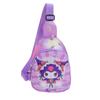 Kuromi Cartoon Kids Coin Wallet With Polyester Lining For Daily School Use