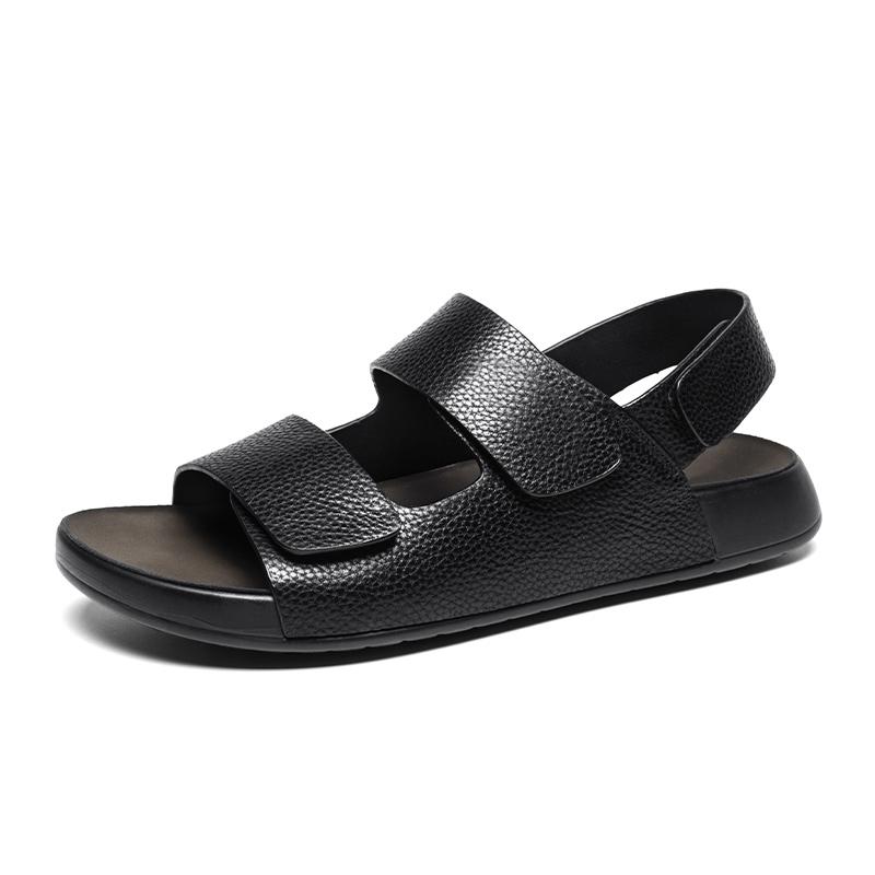 Fashion New Arrival Mens Sandals Summer Fashion Beach Shoes Men Driving Outwear Sandaly Leather Anti Slip Man Wading Aqua Shoes Slippers