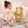 Plushies Muscular Duck Stuffed Animal Fluffy Soft Muscle Frog Doll  Home Decor