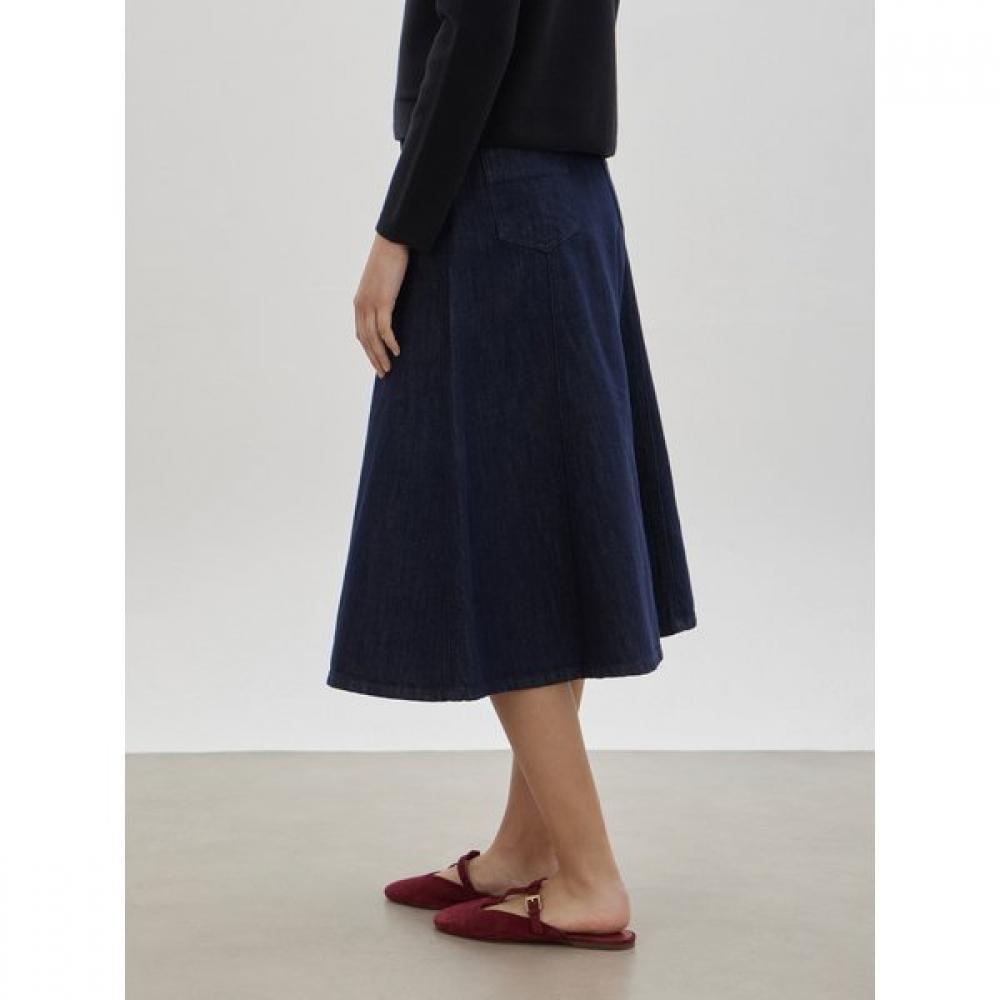 Cc Collect FlAred A Line Denim Skirt C261psd401