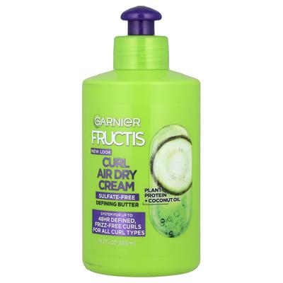 Fructis, Curl Nourish, Leave-In Treatment, Air Dry Butter Cream, 10.2 Fl Oz (300 Ml)