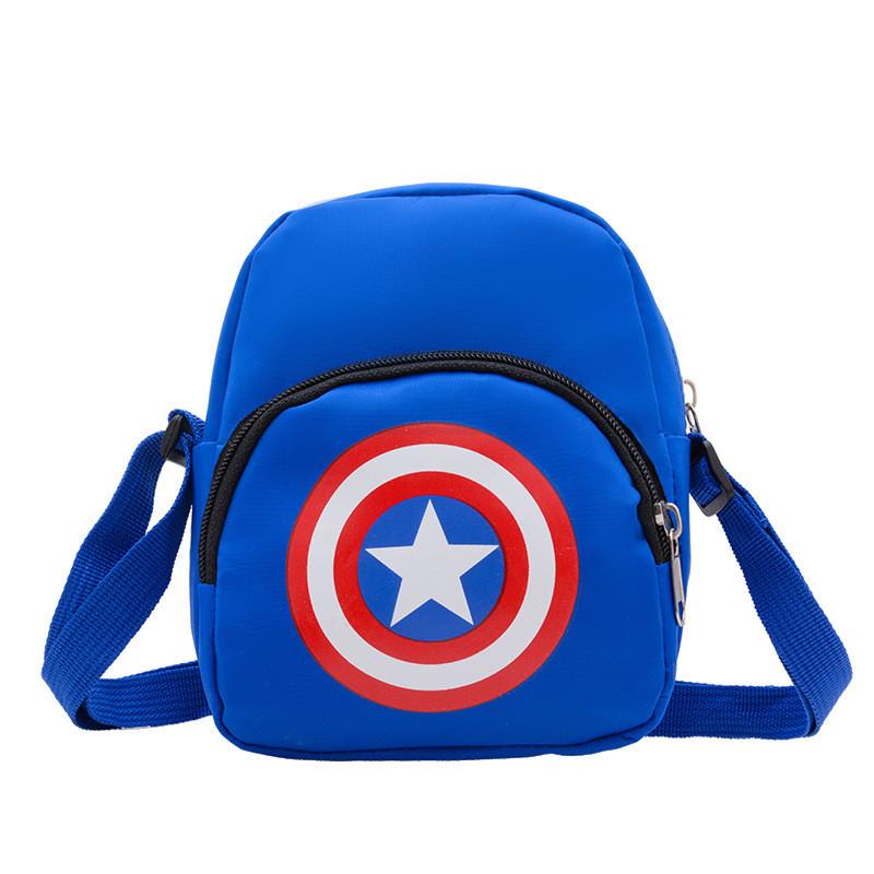 

Childrens Lightweight Spiderman Crossbody Bag With Animal Pattern Play Daily Blue Captain America