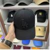 Verstellbare NY Yankees & LA Duckbill Baseballkappe mit festem Oberteil und großem Logo für Männer & Frauen