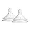 Options+ Wide Neck Bottle Nipples Level 3 (6M+), Dr Brown's