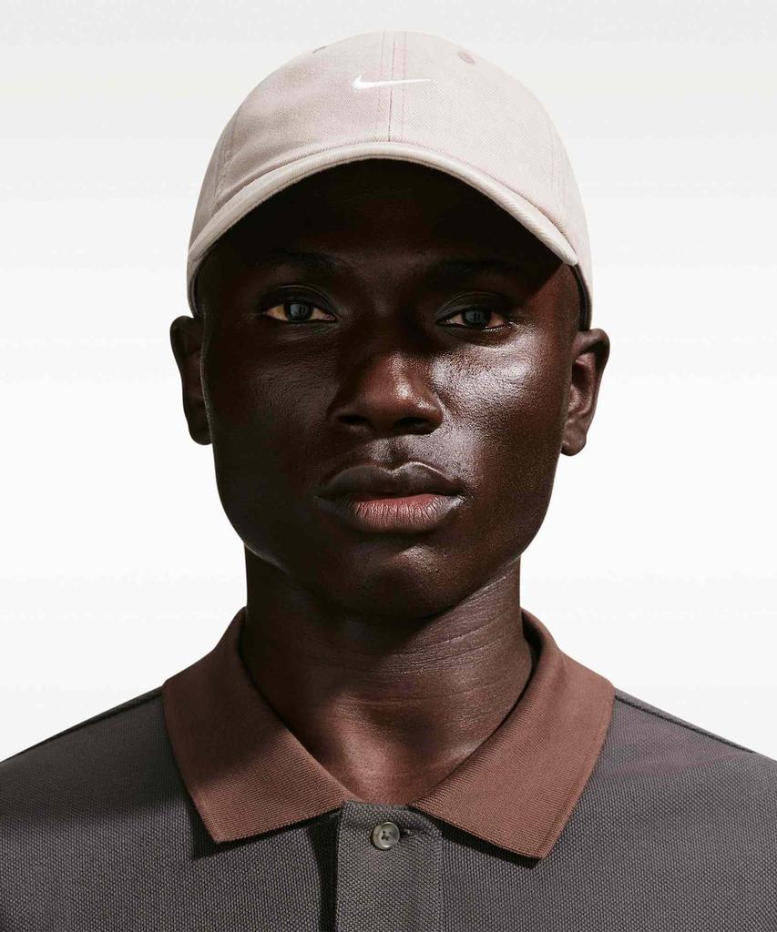 Nike Club Unstructured Denim Cap - College Grey:White / Hf0383-009