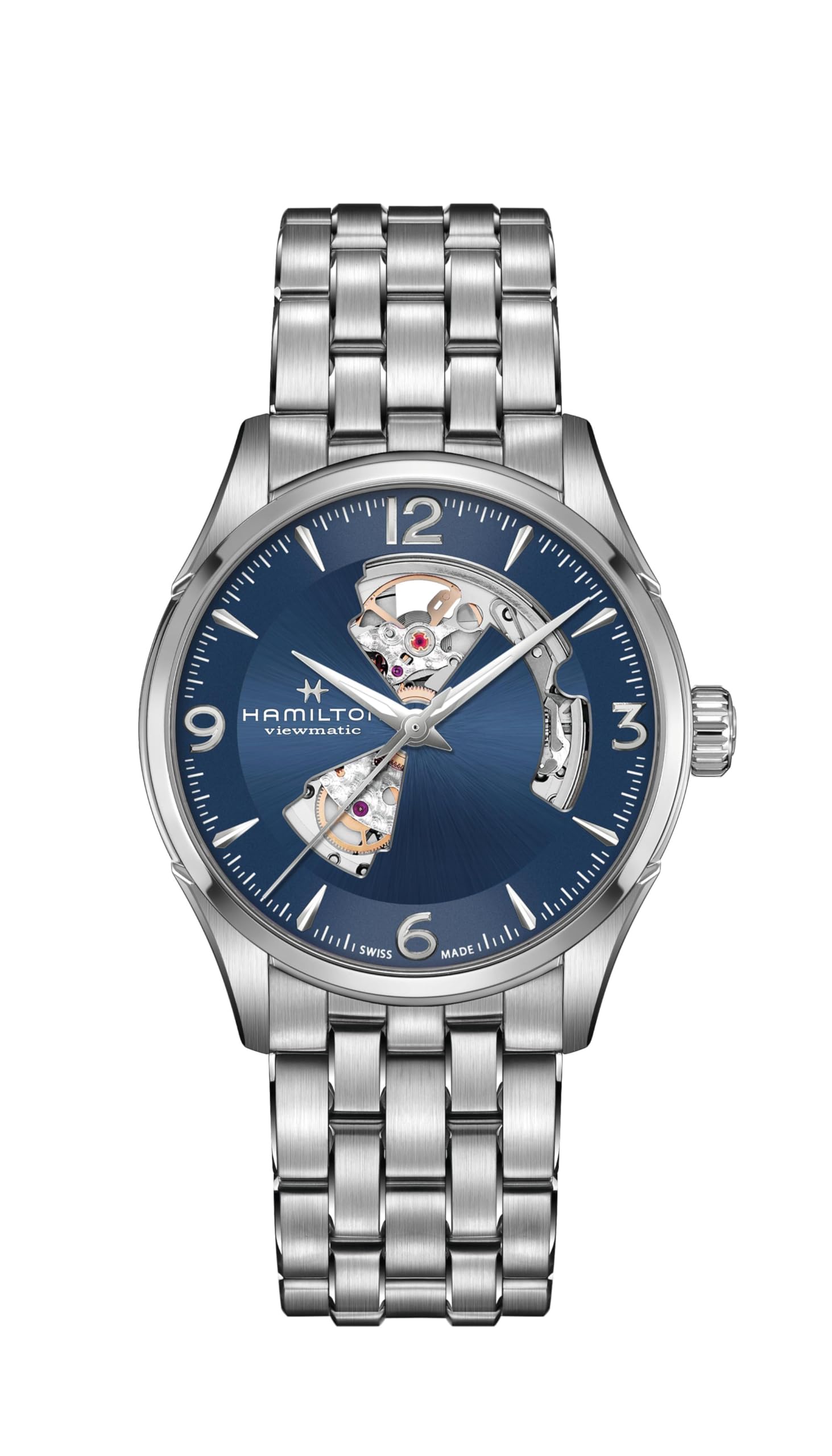 

HAMILTON Watch Genuine Warranty Jazzmaster Open Heart Gents Mechanical Automatic Winding H32705141 Imported [Hamilton] Men s [Regular Product]