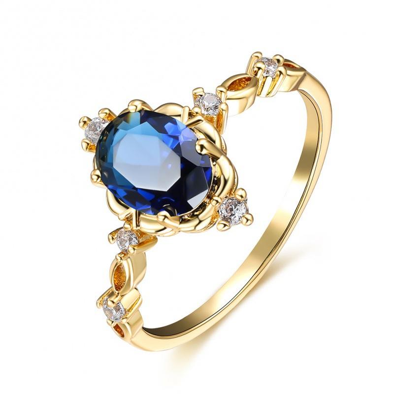 Cut Square Rainbow White Fire Opal Rings for Women Gold Color Horse Eye Zircon Charm Leaf Wedding Bands Party Jewelry