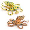 Children'S Cognitive Simulation Marine Animal Blue-Ringed Octopus Model Submarine Creature Blue-Ringed Leopard-Print Octopus Desktop Ornament