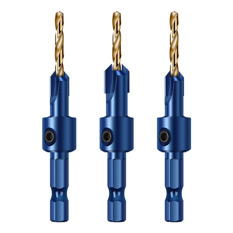 Hex Shank Countersink Drill Bit for Woodworking, Self-Tapping Screw and Taper Hole Opener