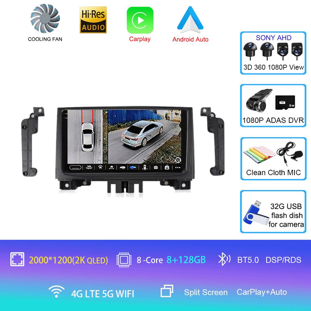 For Mercedes Benz Sprinter For VW Crafter Van 2006 - 2016 Car Radio Multimedia CarPlay WIFI GPS Navigation Player Android 14