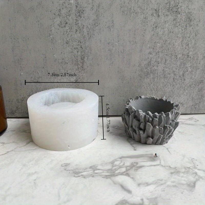 Handgefertigte Blumentopf-Silikonformen DIY Epoxidharz Kerzen Gips Beton Gartendekoration Keramikform