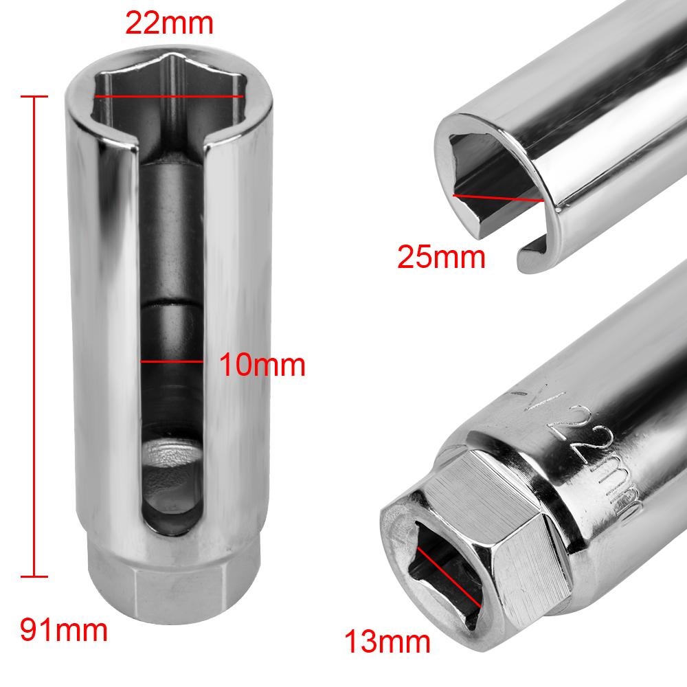 1/2" 22mm Drive Socket Car Wrench For Oxygen Sensor Install Removing Change Tool Auto Maintaining Truck Automotive Accessories