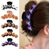 Wizard Hat Hair Clips Halloween Claw Clip for Women Girls, Cute Witch Hat/Pumpkin/Ghost Plastic Clips, Non-Slip Decorative Headwear Party Daily