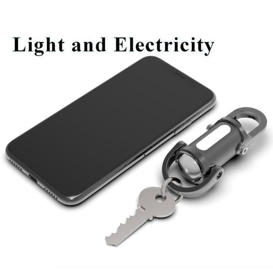 Rechargeable LED Flashlight High Brightness 3 Lighting Modes Waterproof Compact Portable Keychain Flashlight Mini Torch