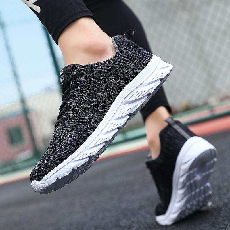 Large -size Men's Shoes Flying Weaving Net Breathable Casual Shoes Fashion  Trend Lightweight Sneakers Student Running Shoes Buy cheaply on Joom