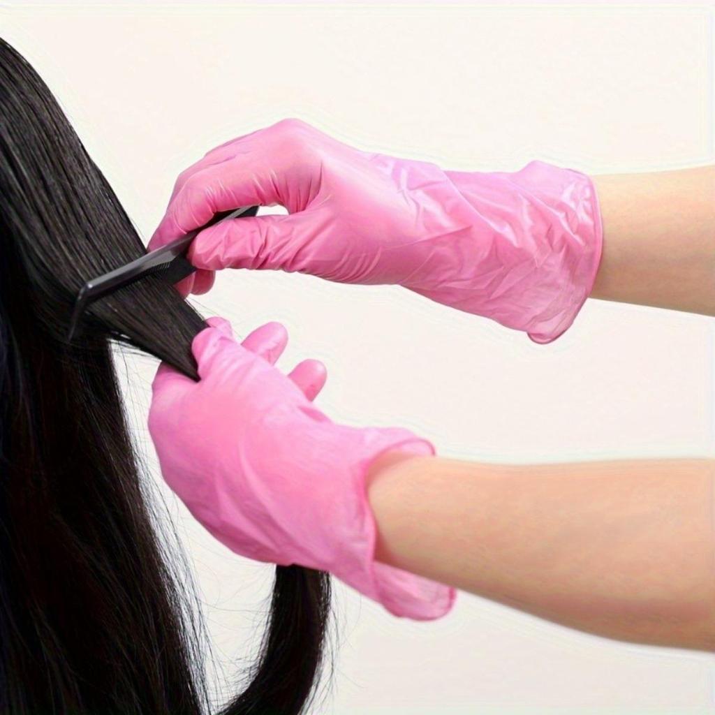 Nylonhandskar, Engångshandskar, Vattentäta, Städhandskar, Latexfria, Lämpliga för Inomhus- och Utomhusbruk, Diskning, Hemstädning, Handhållen Användning