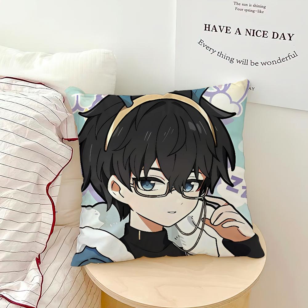 Honkai Star Rail Game Chibi Cute Art Kawaii Funny Comfortable Soft Pillow Case For Sofa Living Room Home Decor Protective Covers