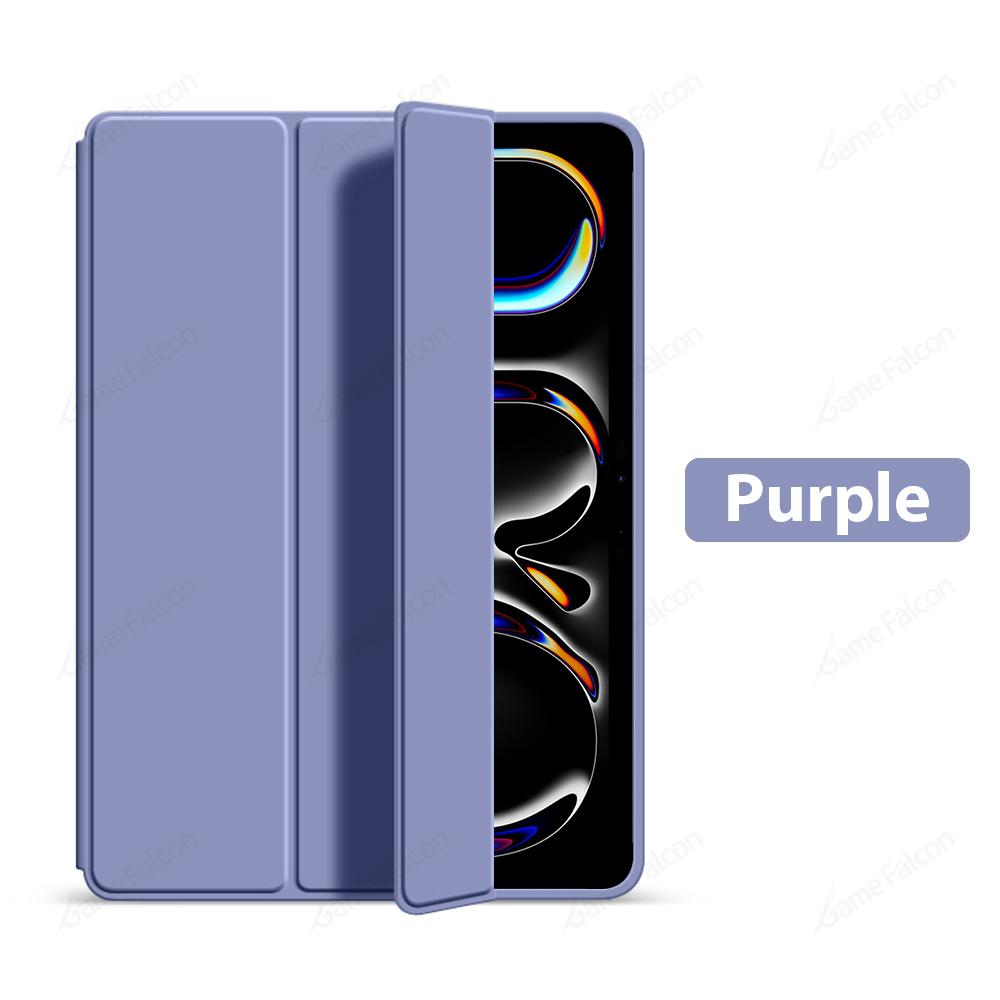 For Ipad Pro 11 2024 M4 Case 4th 3th 2th 1th Gen Flip Trifold Stand Soft TPU Tablet Cases Funda for Ipad Air 11 Cover M2 M3 2025