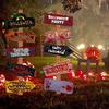 New Halloween Party Decor Welcome Sign Halloween Scary Themed Outdoor Yard Signs Decor Halloween Party Home Garden Decor
