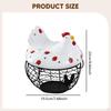 Basket, Decorative Egg Holder for Fresh Eggs, Fruit, Vegetables And Snack Storage Basket