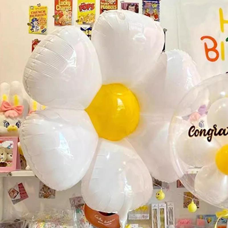 10Pcs Birthday Party Balloon Sunflowers Balloon Kindergarten DIY Ornament Children's Gift Birthday Wedding Decoration Balloons