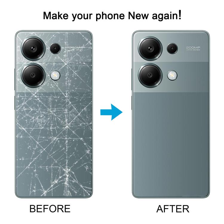 Pentru Xiaomi Redmi Note 13 Pro 4G Capac Spate OEM cu Capac Obiectiv Cameră