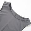 Summer Pure Color Round Neck Sleeveless Hip-hugging Casual Women's Dresses