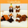 Cute Sitting Fox Plush Toy With High Quality Pp Cotton Filling For Cozy Comfort