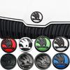 2025 Neu 100mm ABS Auto Frontemblem Heckklappenabzeichen Aufkleber für Skoda Fabia 1 2 A7 Octavia RS Superb Rapid Yeti Karoq Auto Zubehör