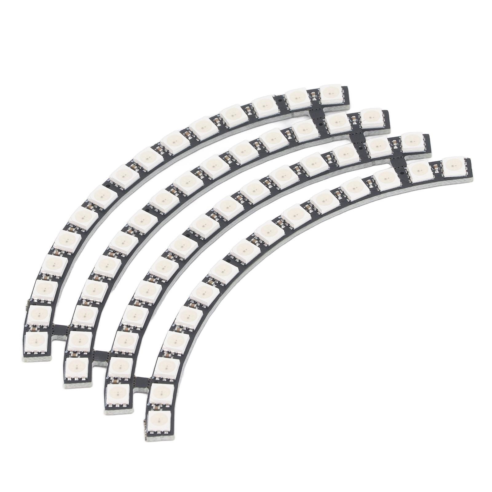 

60 Bits LED Lamp Board WS2812 5050 RGB Round Light Module for Home Room Decoration Support Microcontroller 5V