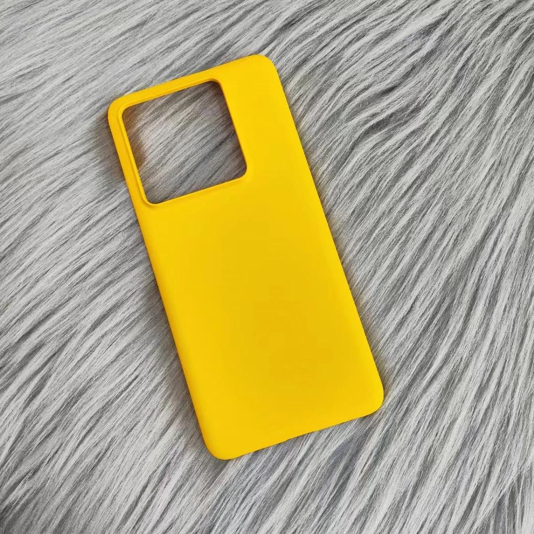 

Простой ультратонкий матовый жесткий чехол для телефона Xiaomi 14, 14T, 14 Pro, 14T Pro 6,81 чехол для ПК с защитой от отпечатков пальцев For Xiaomi 14T Pro жёлтый