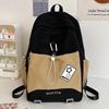 School bag children, elementary school students, girls, junior high school students, cute high school, high value, contrasting color backpack