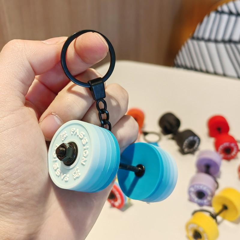 Fitness Bag Hanging High-value Equipment Series Dumbbell Barbell Key Chain Backpack Jewelry