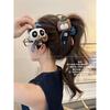 Cute Bear Double Sided Hair Claw Bow Shark Clip Elegant Back Head Hair Accessories