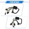 Trailer Towing Wiring Harness Compatible Kit for Hyundai Palisade 2020-2022, Durable Plastic Metal Black