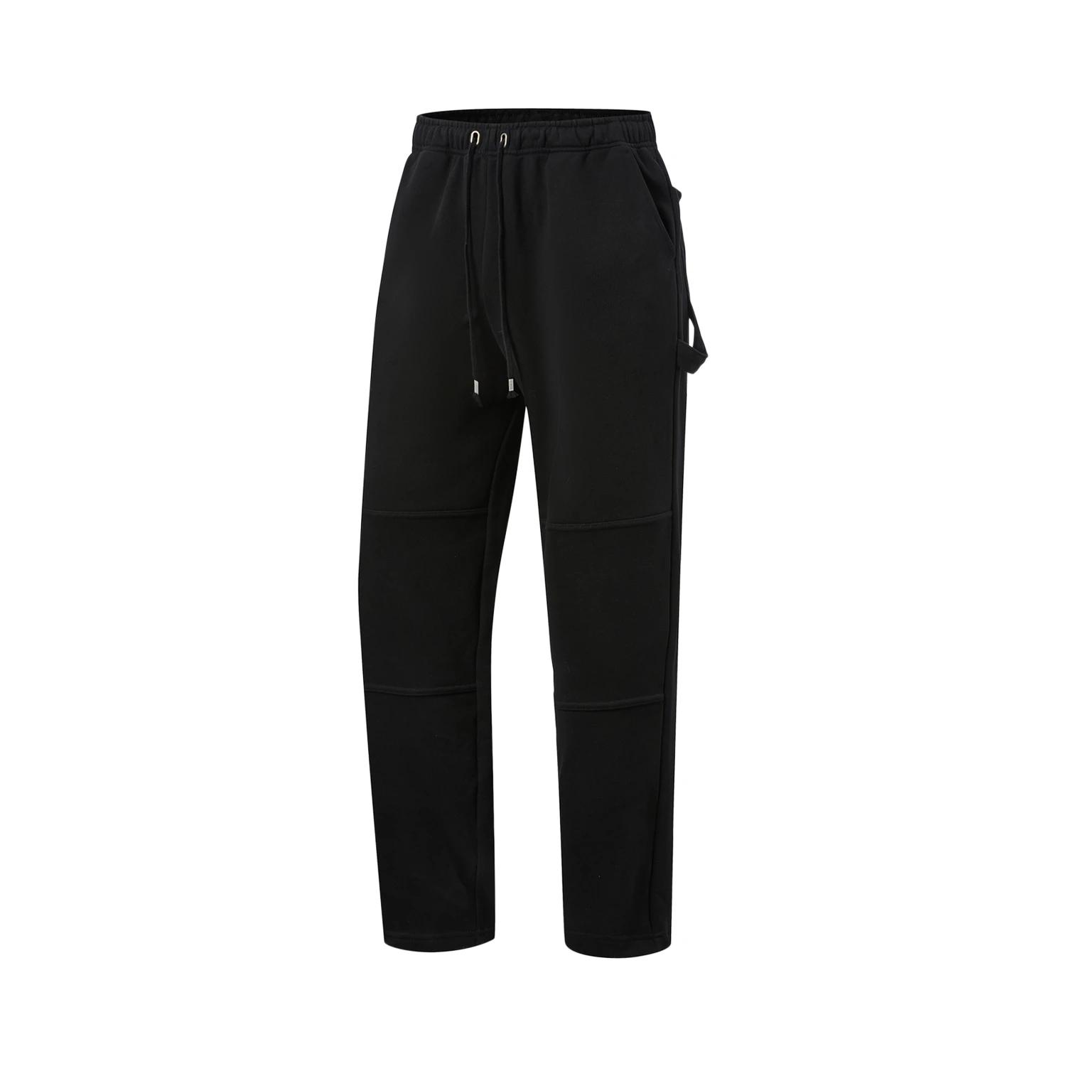 Li-Ning Баскетбольная серия Однотонные Мягкие Простые Универсальные Повседневные брюки на шнуровке Мужские брюки AKLW013-4 M