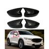 Накладка на дзеркало заднього виду для Mazda CX-5 II 2024 -2017 Ковпачок крила Наклейка Кейс для огляду Оздоблення Вуглецеве волокно