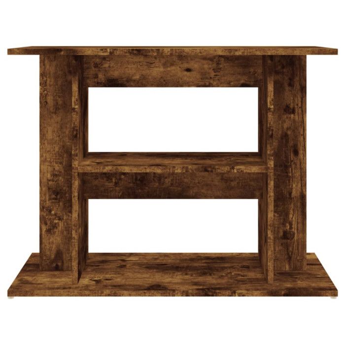 VidaXL Aquarium Stand Smoked Oak 80x35x60 Cm Engineered Wood 833580