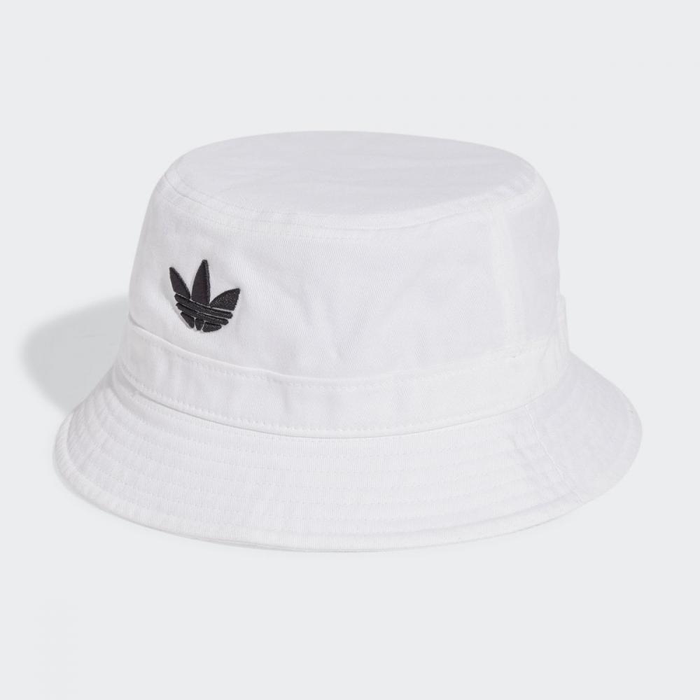 Adidas Adicolor Trefoil Bucket Hat  Jc6044  White OSFW(056)