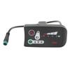 LED-Power-Display-Panel für Elektrofahrrad, Modifikations-Display-Meter mit wasserdichtem 5-Pin-Stecker für 22,2 mm
