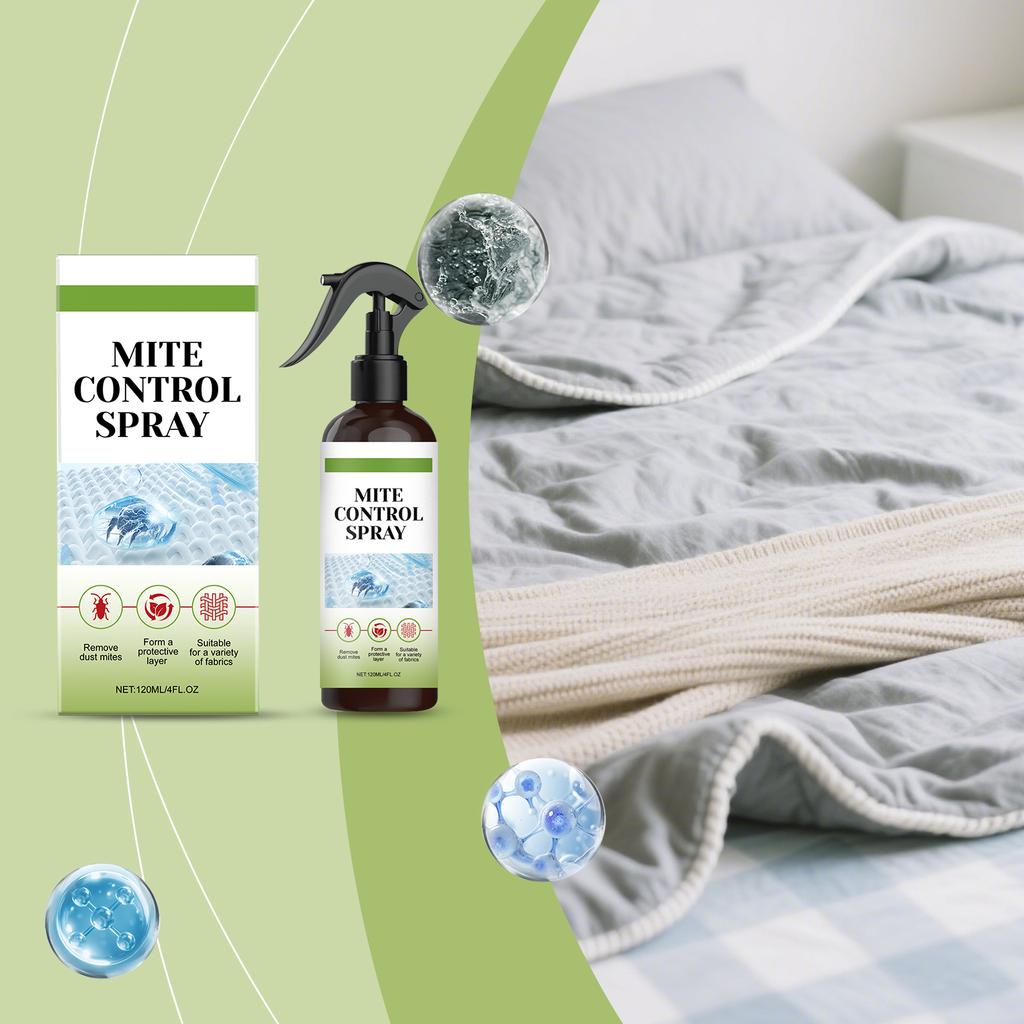 Multi-scenario Mite-removing Spray For Bedroom Sofa And Bedding Care. Quick Evaporation Without Leaving,120ML