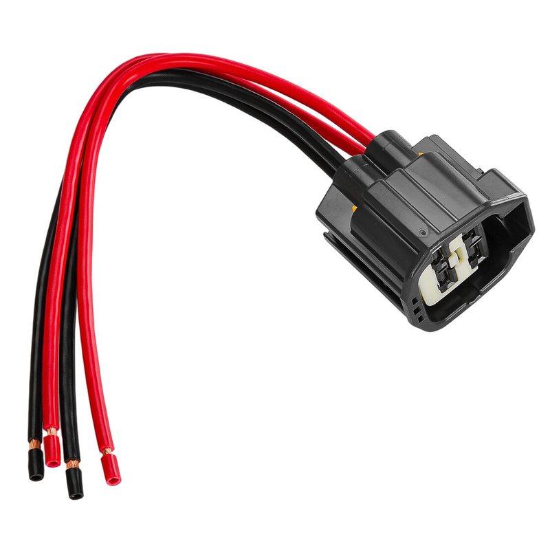 19153180 PT2271 4-Pin Radiator Cooling Fan Connector Plug Socket Cable Wire Pigtail fit for Dodge Challenger Ford Lincoln Jeep